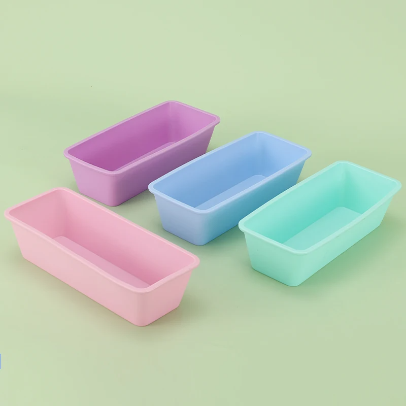 Natural Making Soap - Rectangular Soap Mold Siliocne Baking Mold