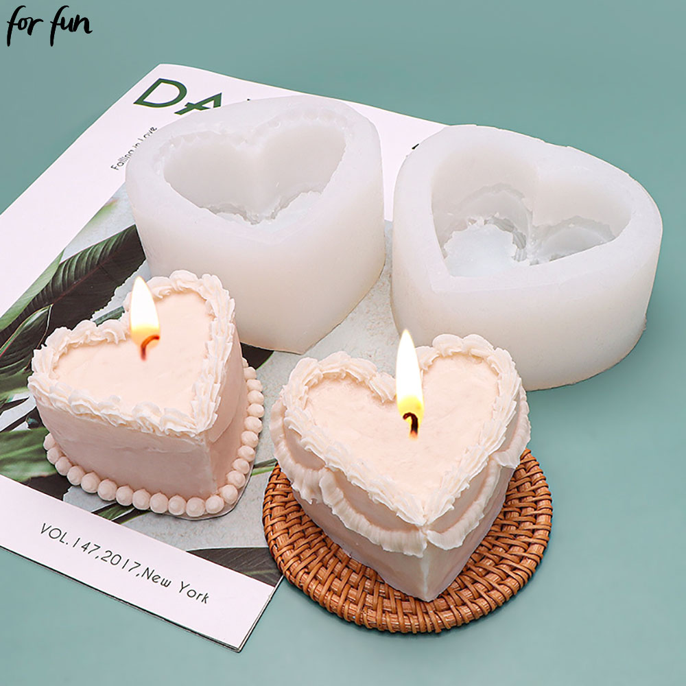 Soap Making Gifts - For Fun Heart Cake Shaped Candle