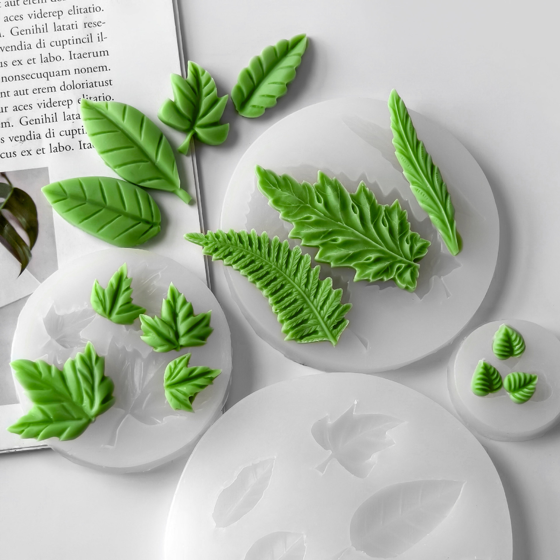 Soap Making Lye - DIY Maple Leaf Silicone Mold for