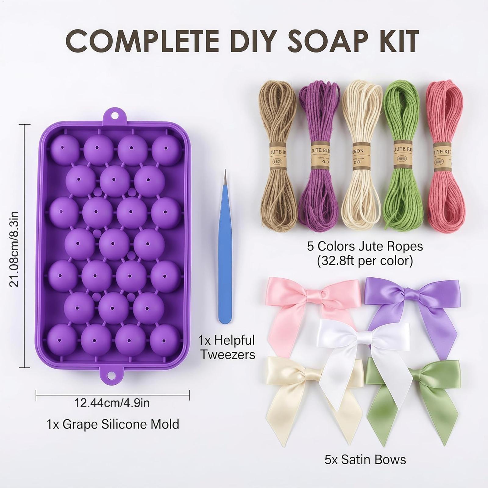 DIY Soap Making Kit Grape Soap - Soap Making In Home recension och pris