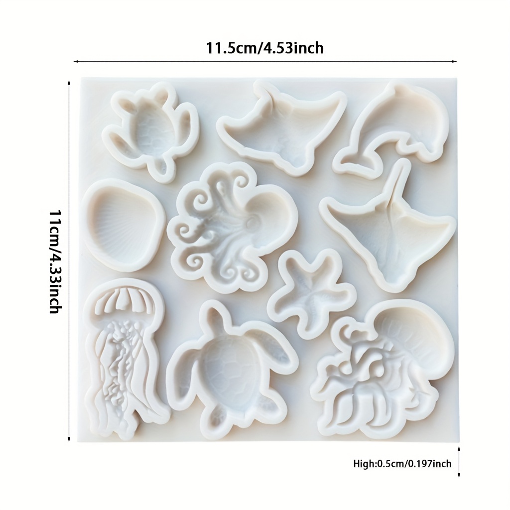 Sea Animal Silicone Mold Octop - Soap Making Lye recension och pris