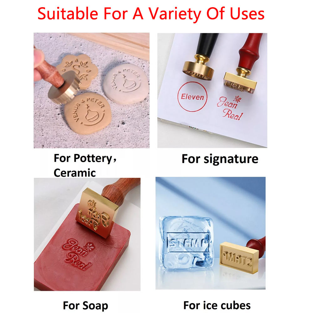 Custom Clay Stamp for Pottery  - Soap Stamp Custom recension och pris