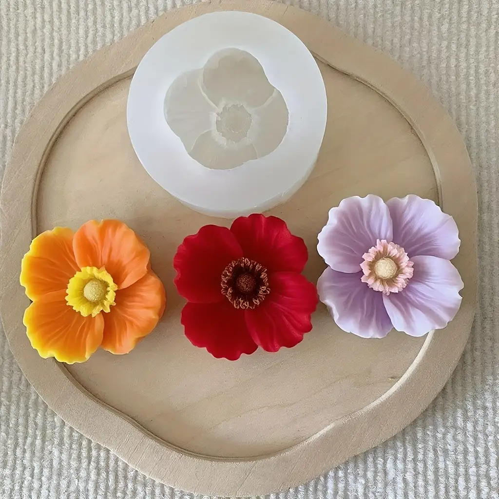 Flower Silicone Candle Mold, C - Soap Making Gifts recension och pris