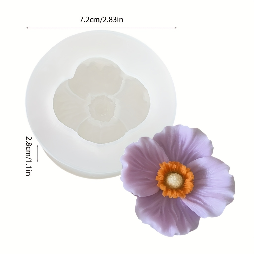 Flower Silicone Candle Mold, C - Soap Making Gifts recension och pris