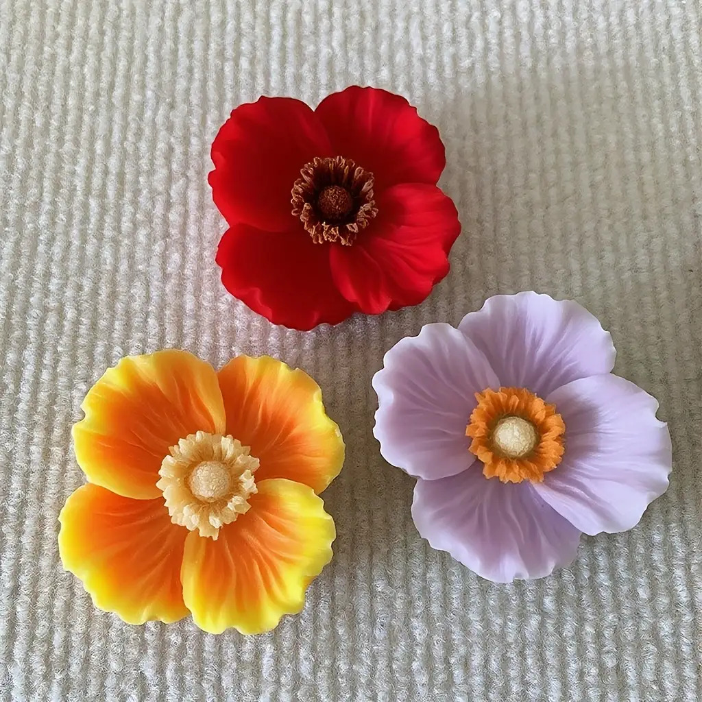 Flower Silicone Candle Mold, C - Soap Making Gifts recension och pris