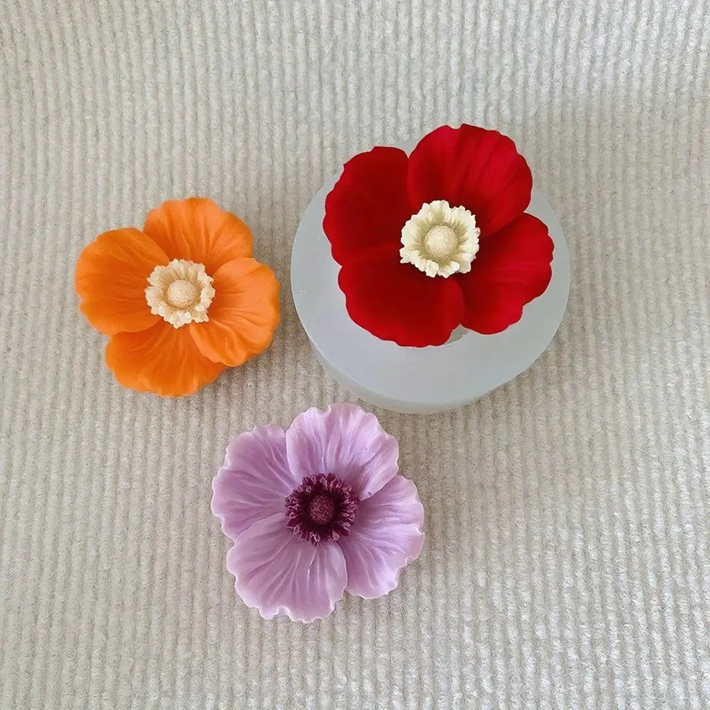 Flower Silicone Candle Mold, C - Soap Making Gifts recension och pris