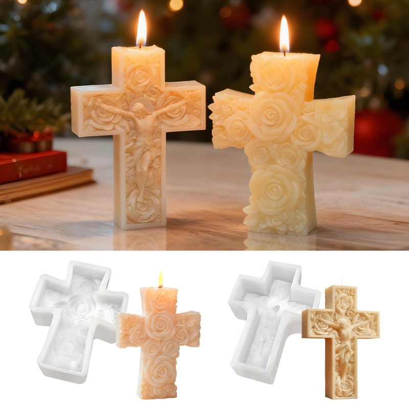 New Jesus Cross Character Cand - Soap Making Lye recension och pris