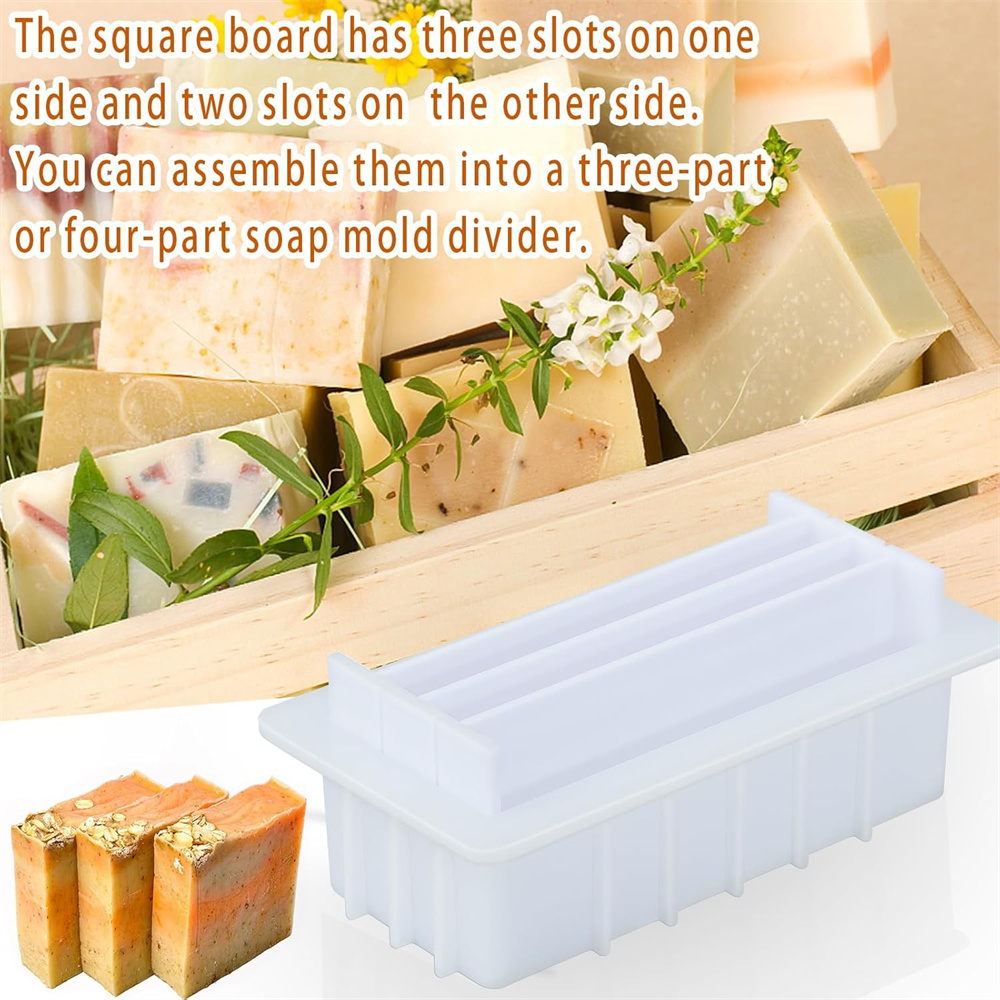 42oz Silicone Soap Mold with 5 - Soap Making Accessories recension och pris