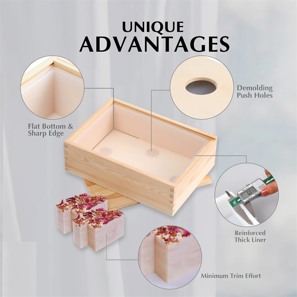 Large Soap Molds Rectangle Sil - Soap Making Book recension och pris