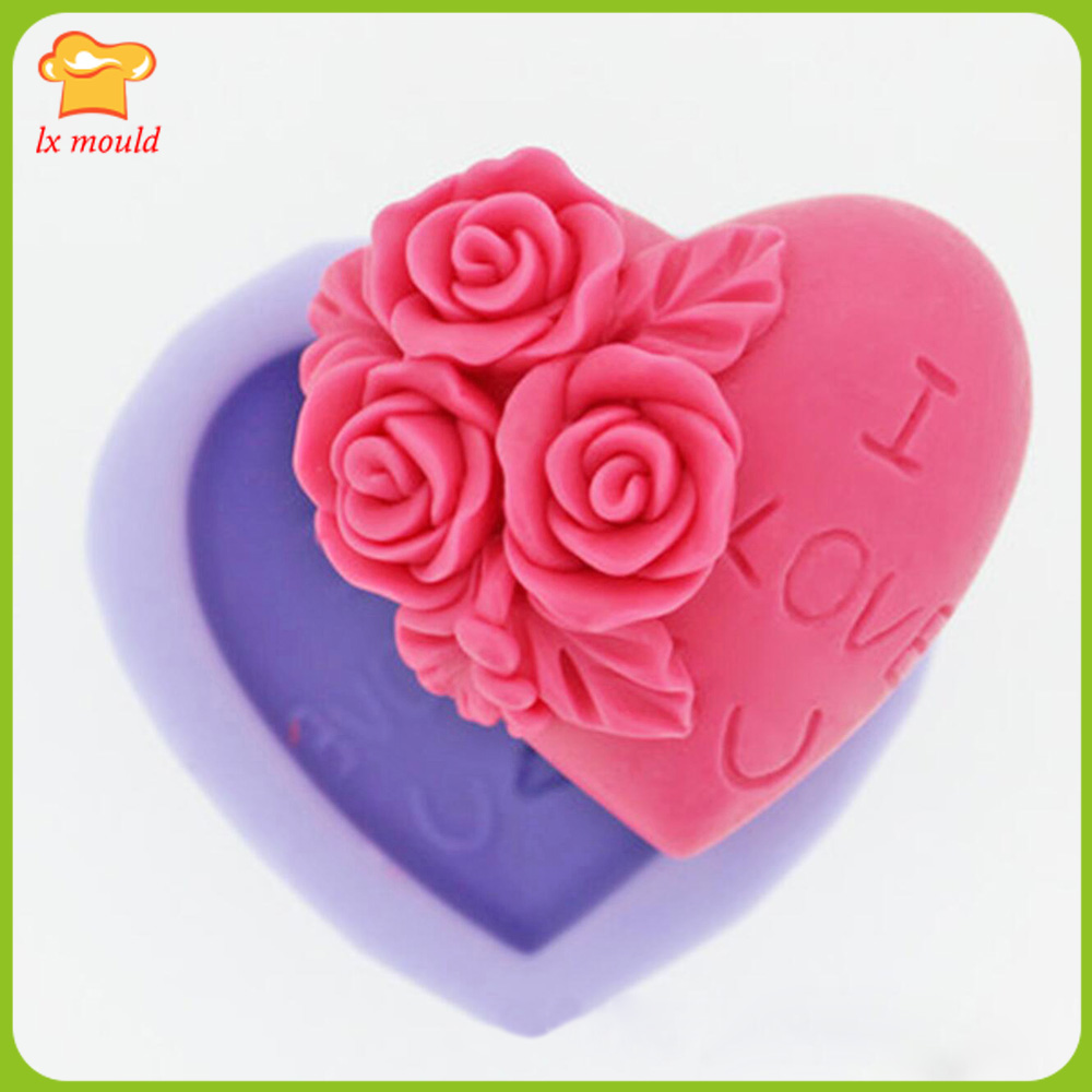 Love Rose Heart Silicone Mould - Soap Making Dish recension och pris