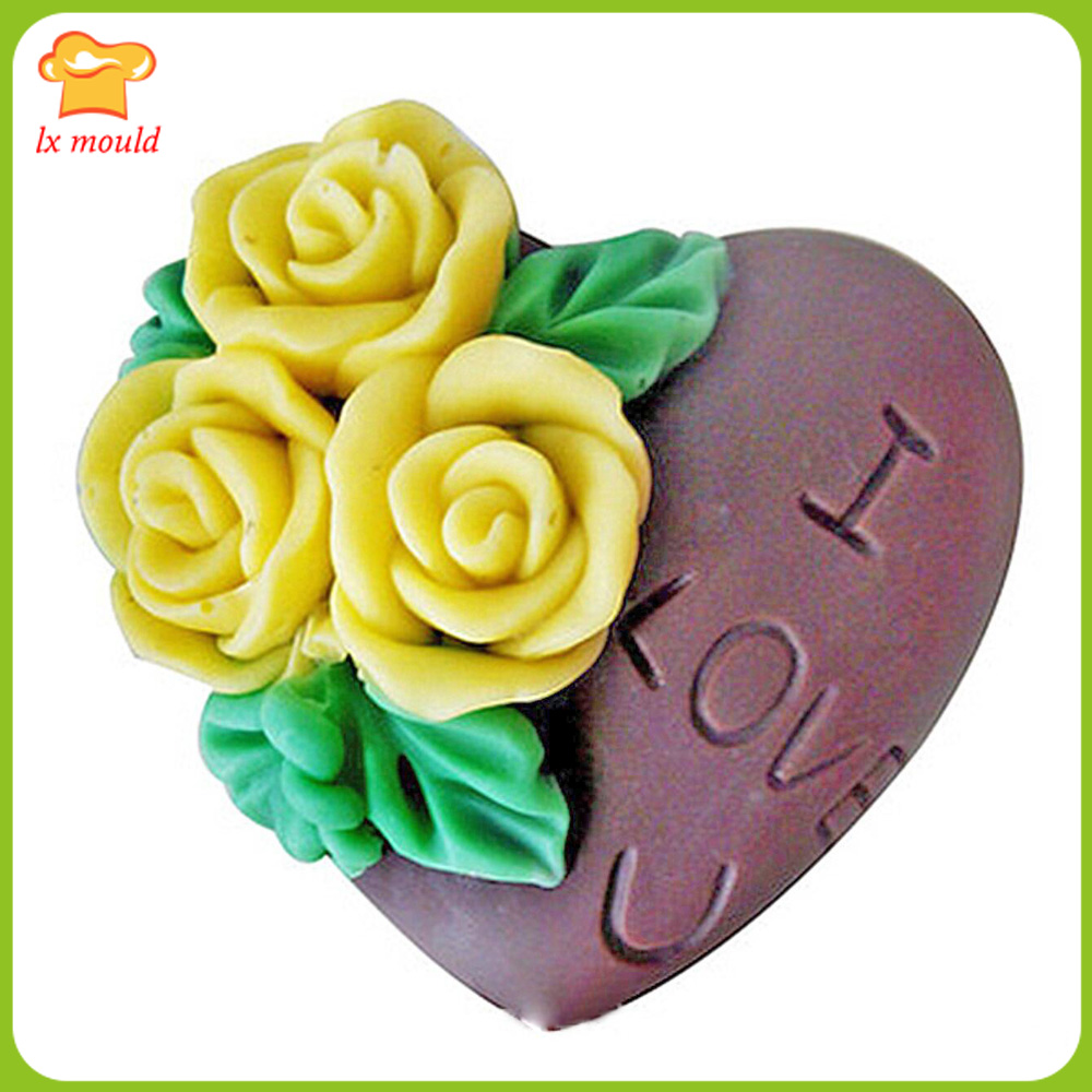 Love Rose Heart Silicone Mould - Soap Making Dish recension och pris