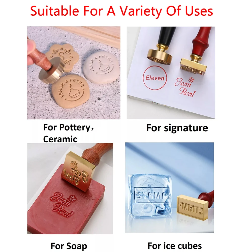 Custom Clay Stamp for Pottery  - Soap Stamp Custom recension och pris