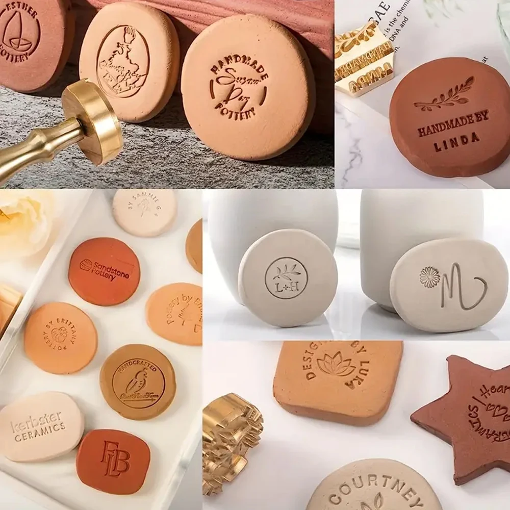 Custom Clay Stamp for Pottery  - Soap Stamp Custom recension och pris