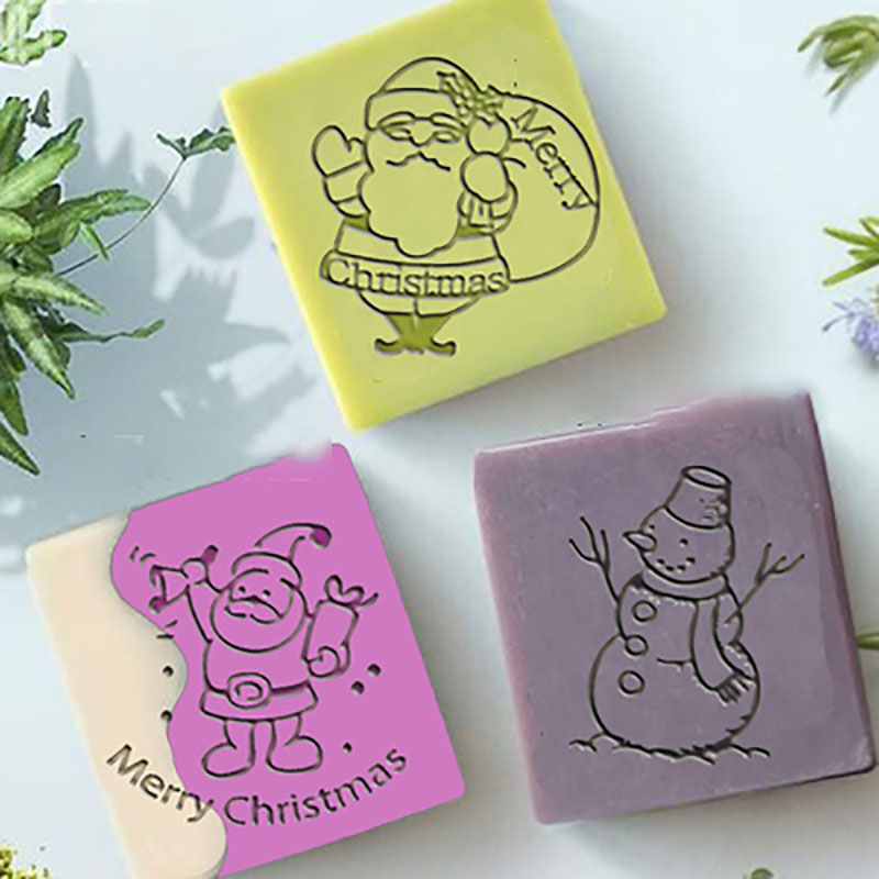 Handmade Xmas Series Acrylic C - Soap Stamp Custom recension och pris