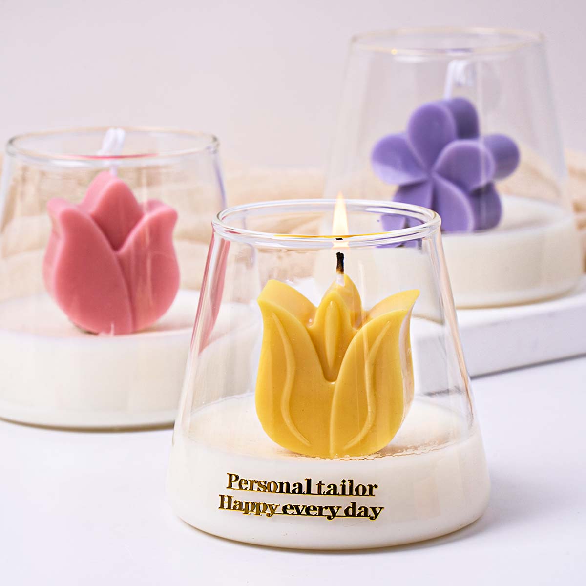Flower Shape Silicone Candle M - Soap Making In Home recension och pris
