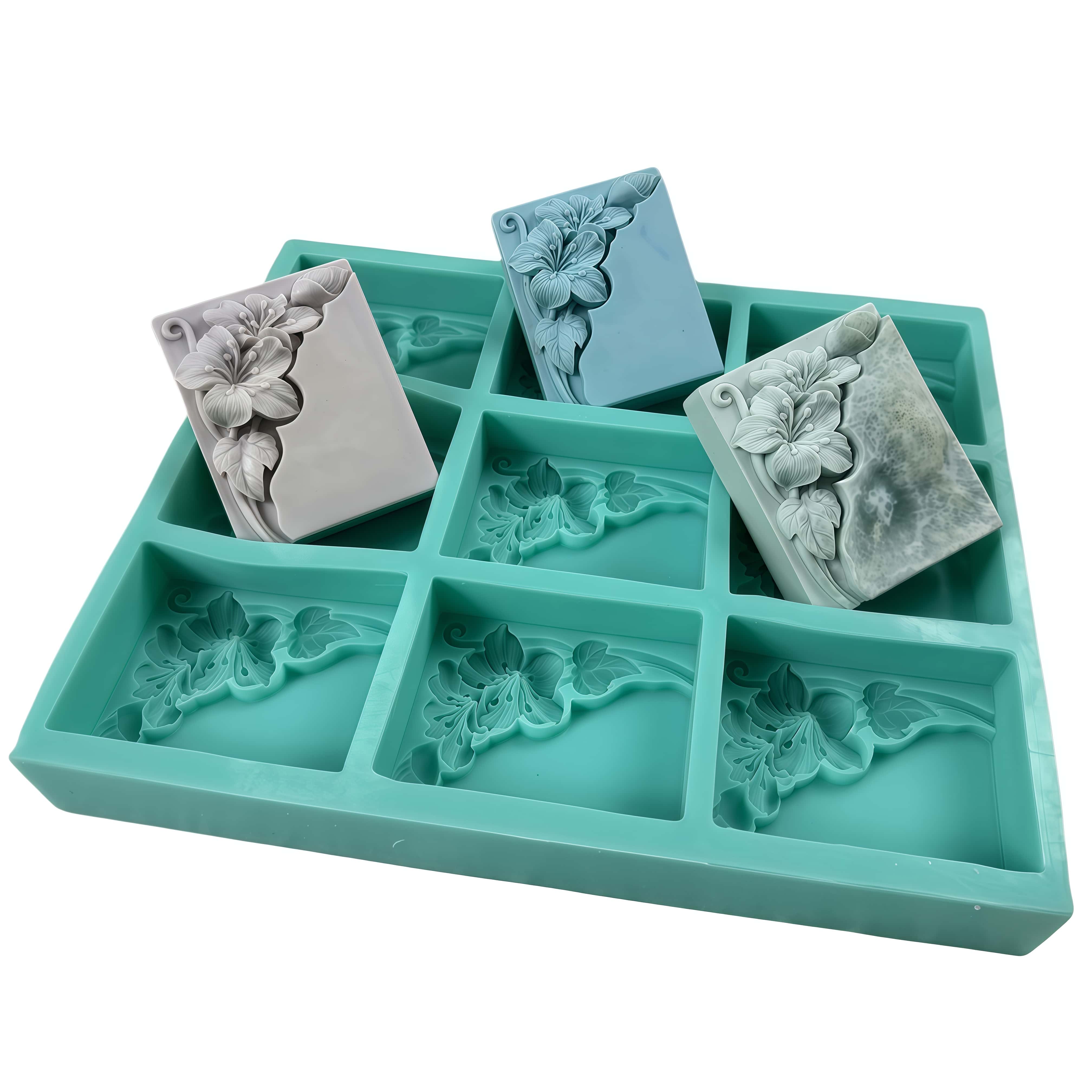 9 Cavities Tung Flower Soap Mo - Soap Making Book recension och pris