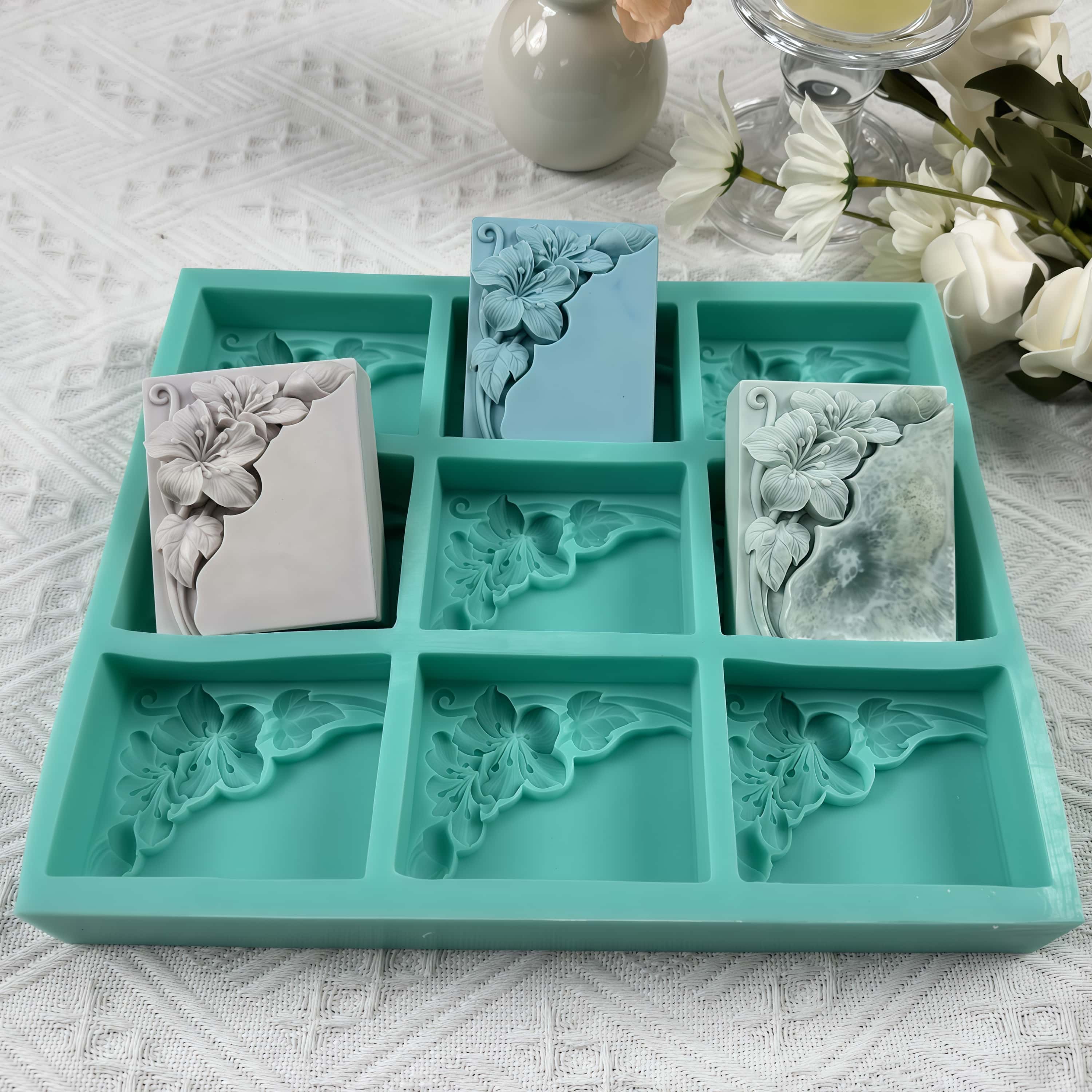 9 Cavities Tung Flower Soap Mo - Soap Making Book recension och pris