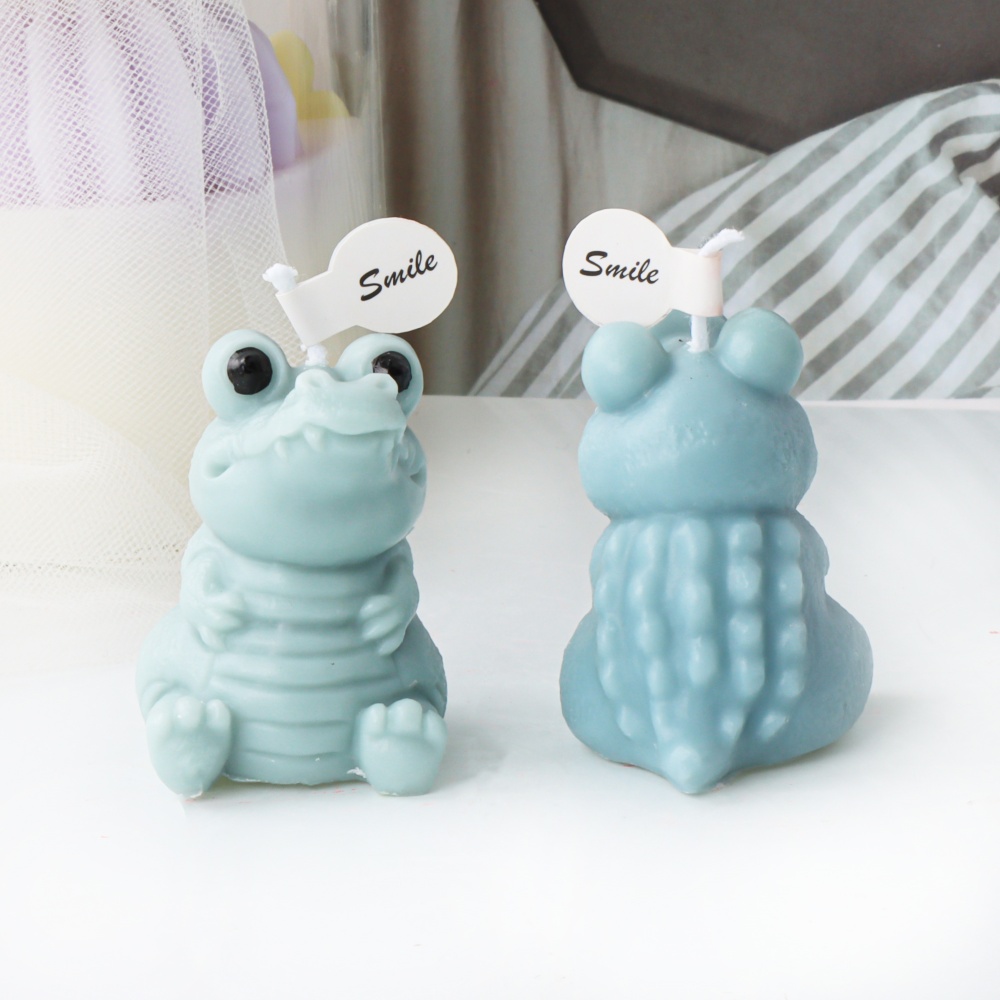 3D Cute Crocodile Candle Silic - Soap Making Gifts recension och pris