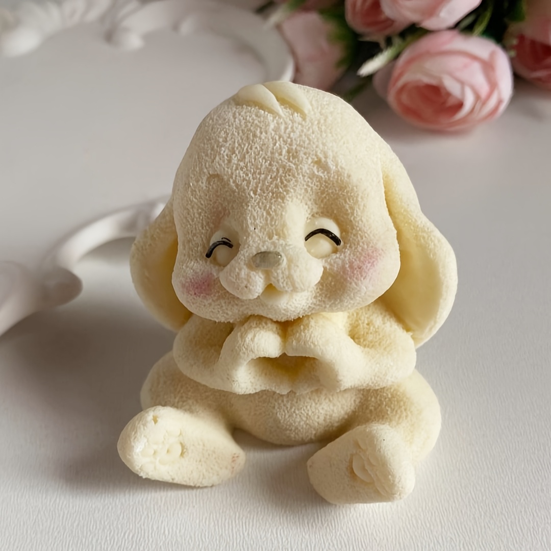 1pc Adorable Rabbit Resin Sili - Natural Making Soap recension och pris