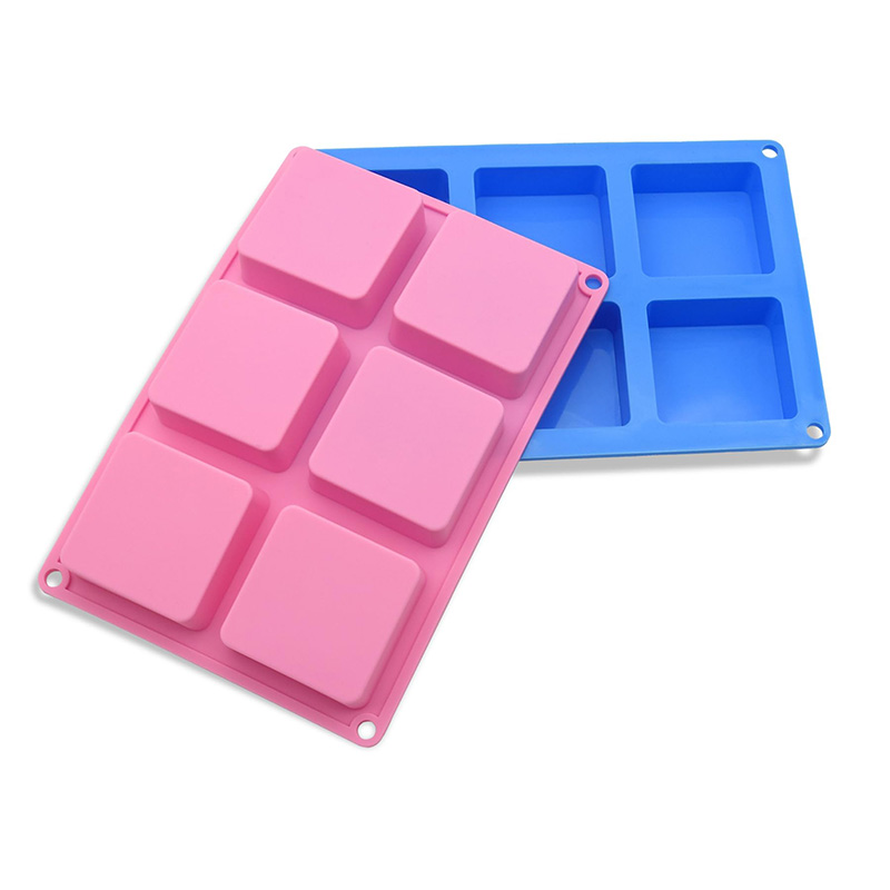 Square Soap Molds 6-Cavity Non - Soap Making Bar recension och pris