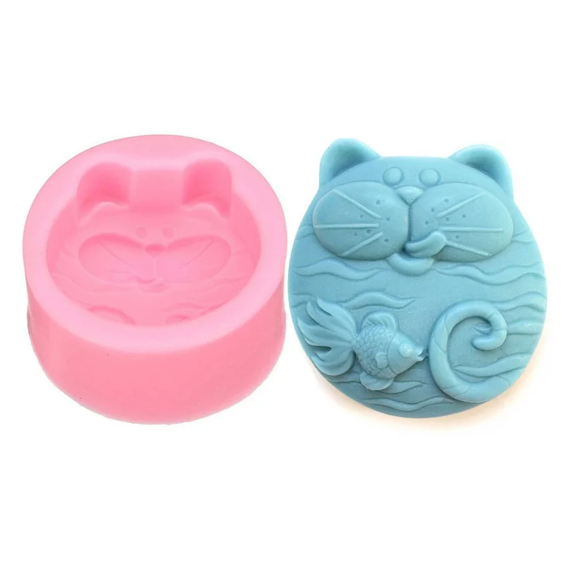 1PC Non-Stick Silicone Mold 3D - Soap Making Lye recension och pris