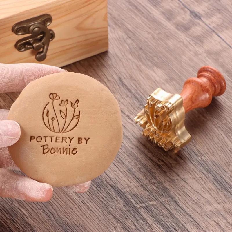 Custom Pottery Stamp and Woode - Soap Stamp Custom recension och pris