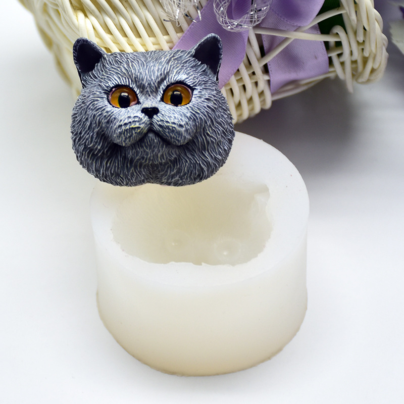 Silicone Mold Short-haired Cat - Natural Making Soap recension och pris