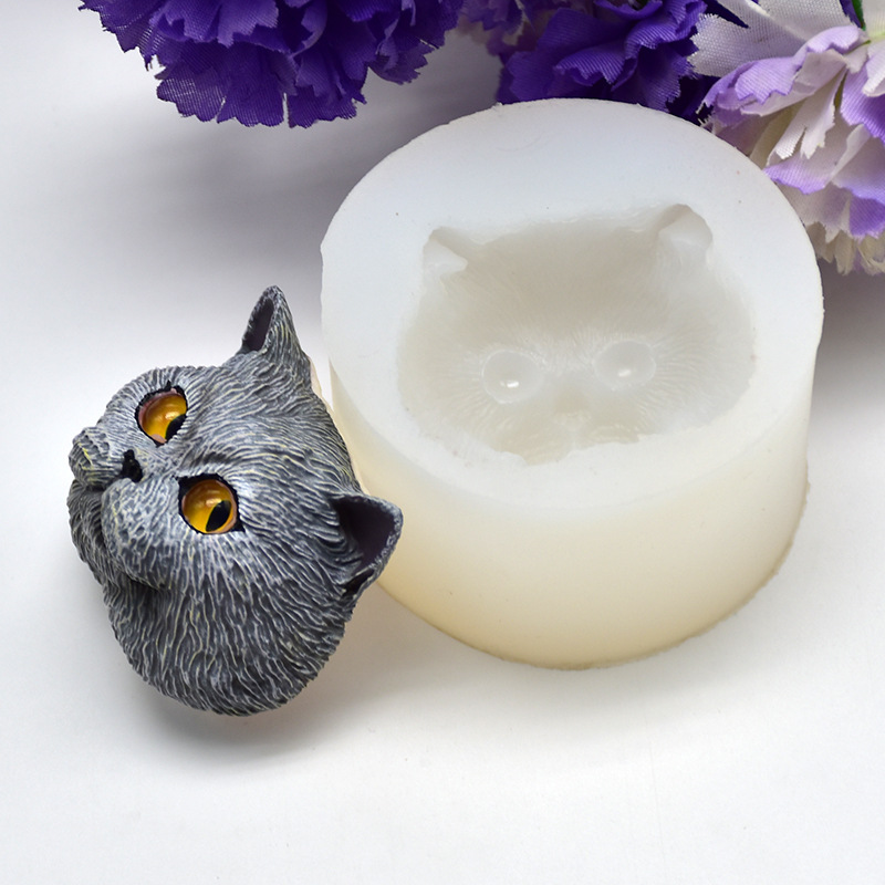 Silicone Mold Short-haired Cat - Natural Making Soap recension och pris