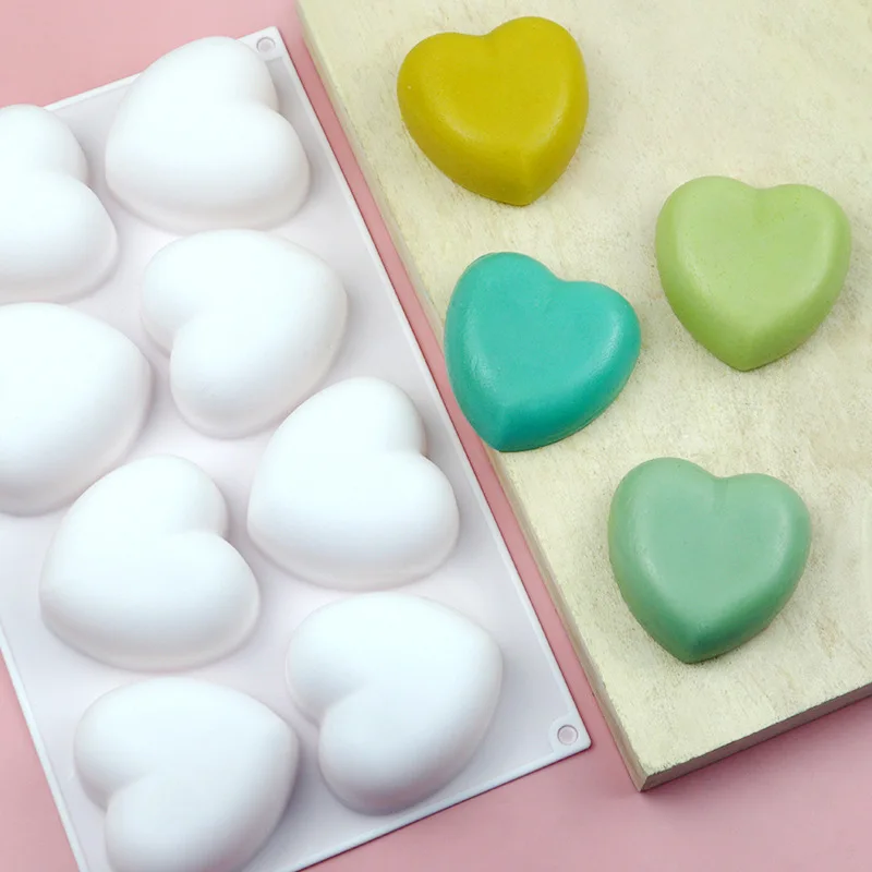 Love Heart Silicone Soap Mold  - Soap Making Accessories recension och pris