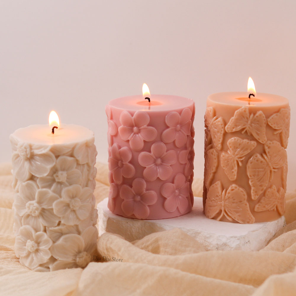 Flower Butterfly Columnar Sili - Soap Making Gifts recension och pris