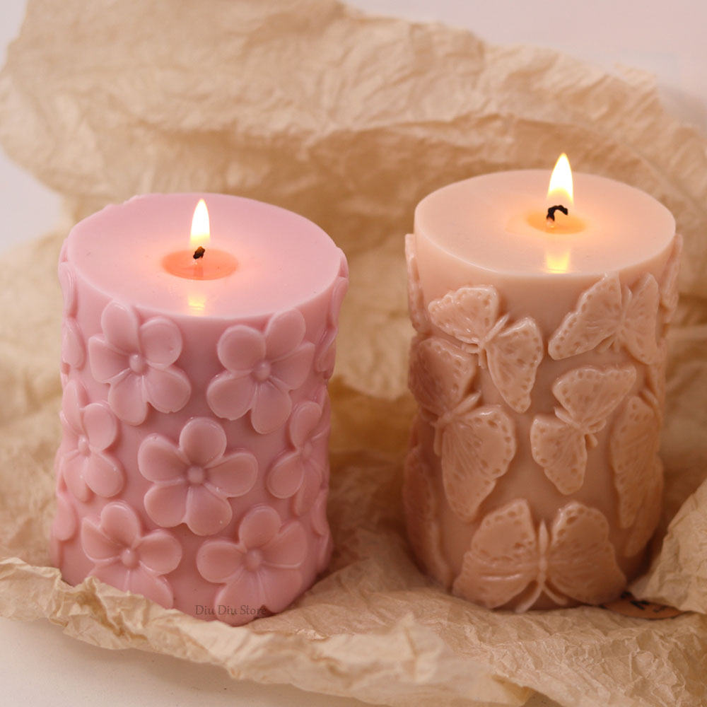 Flower Butterfly Columnar Sili - Soap Making Gifts recension och pris