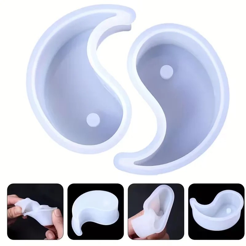 2pcs Yin Yang Tai Chi Round Si - Soap Making Book recension och pris