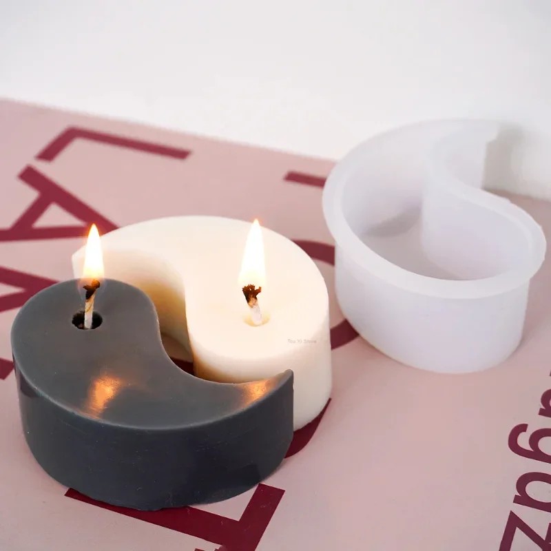 2pcs Yin Yang Tai Chi Round Si - Soap Making Book recension och pris