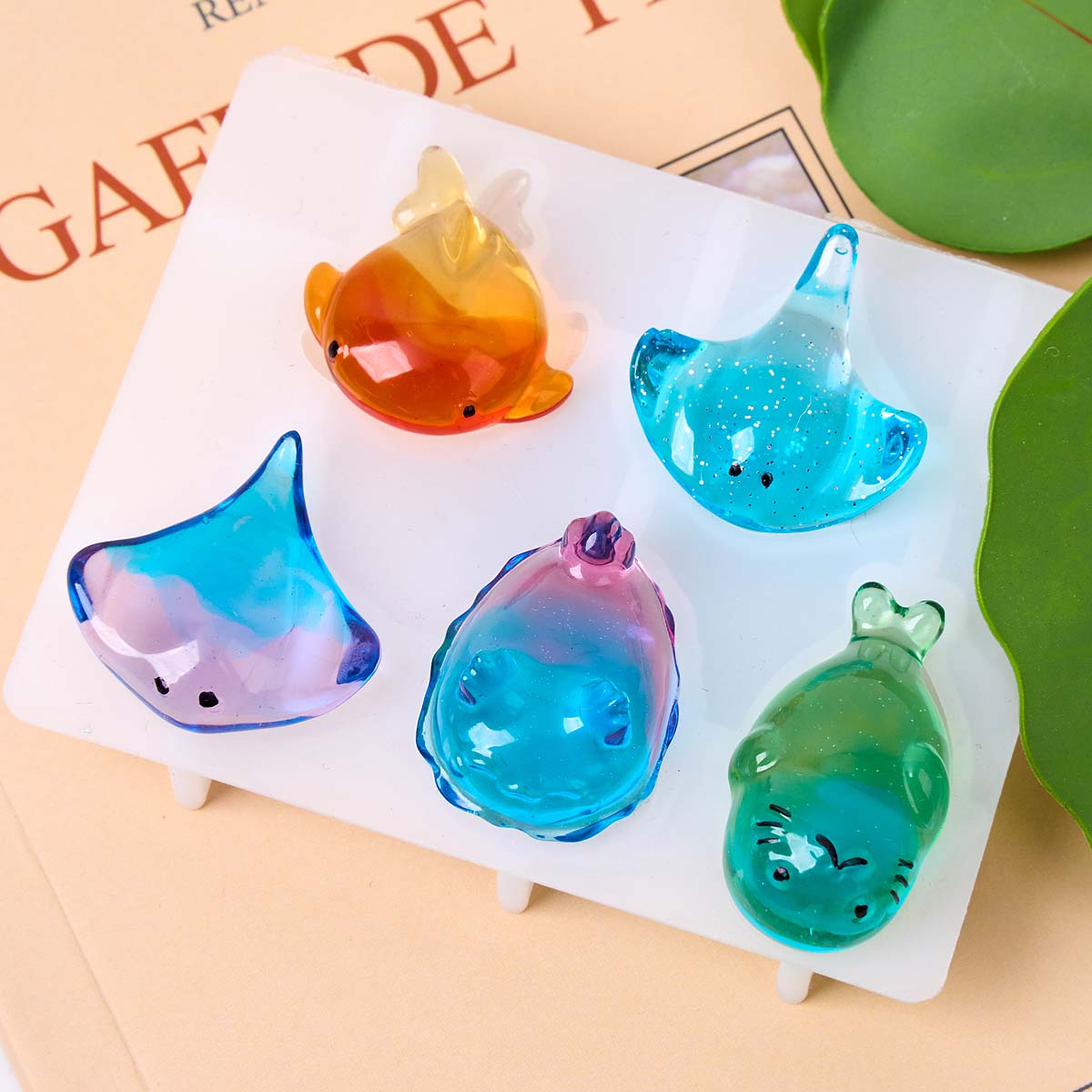 3D Healing Kawaii Manta Ray Wh - Soap Making Accessories recension och pris