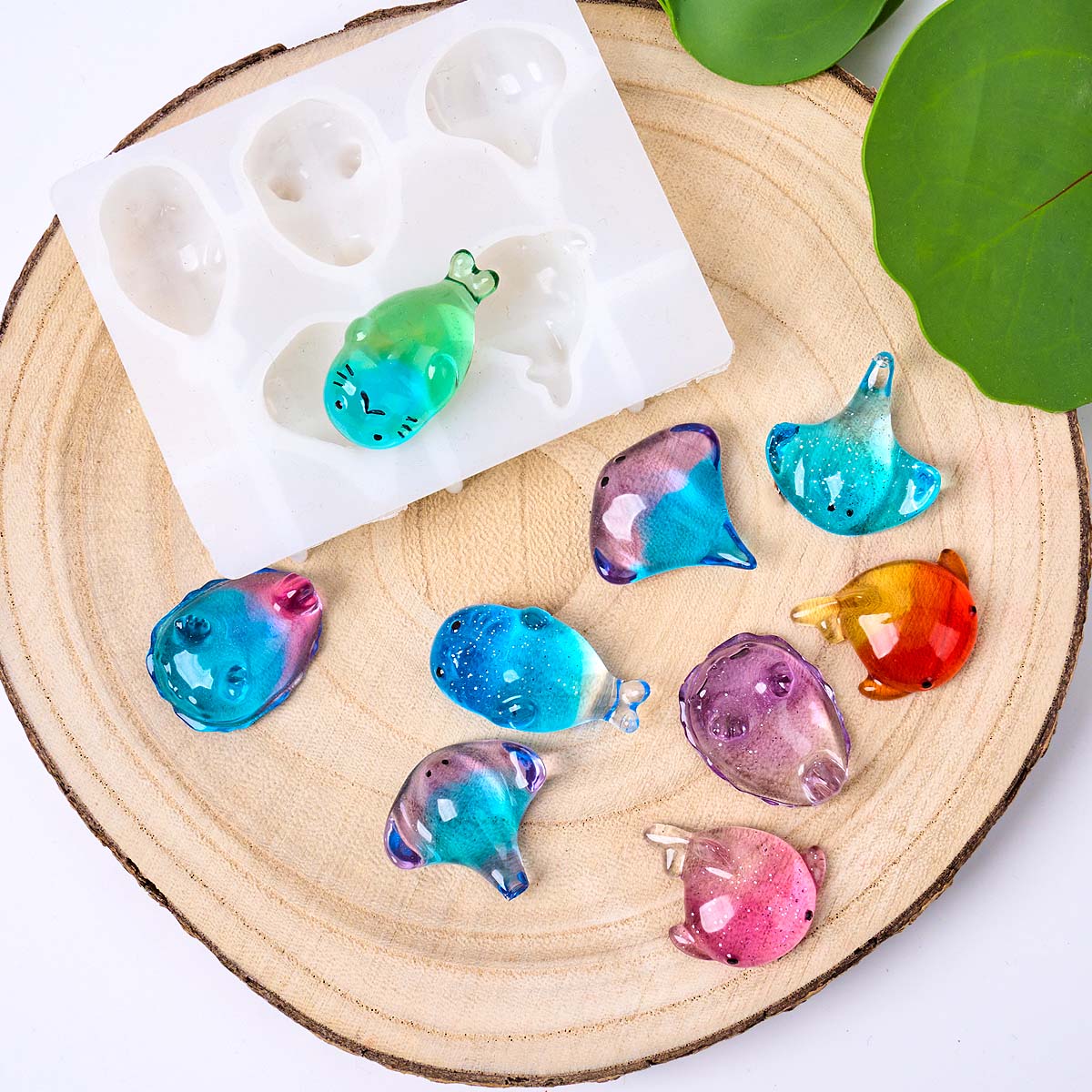 3D Healing Kawaii Manta Ray Wh - Soap Making Accessories recension och pris