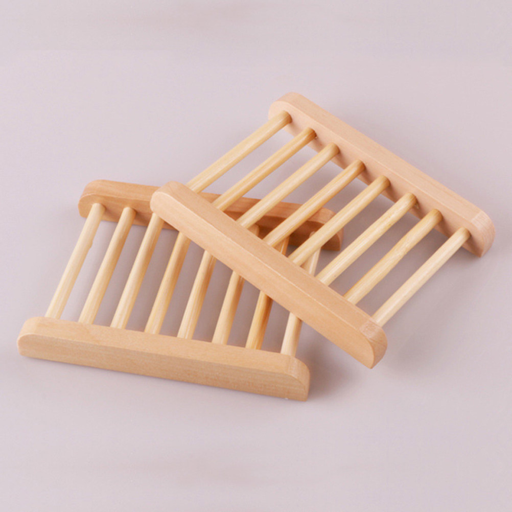 1Set Bathroom Wooden Soap Hold - Soap Making Dish recension och pris