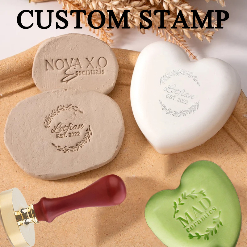 Personalized Pottery Stamp for - Soap Stamp Custom recension och pris