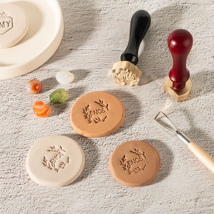 Personalized Pottery Stamp for - Soap Stamp Custom recension och pris