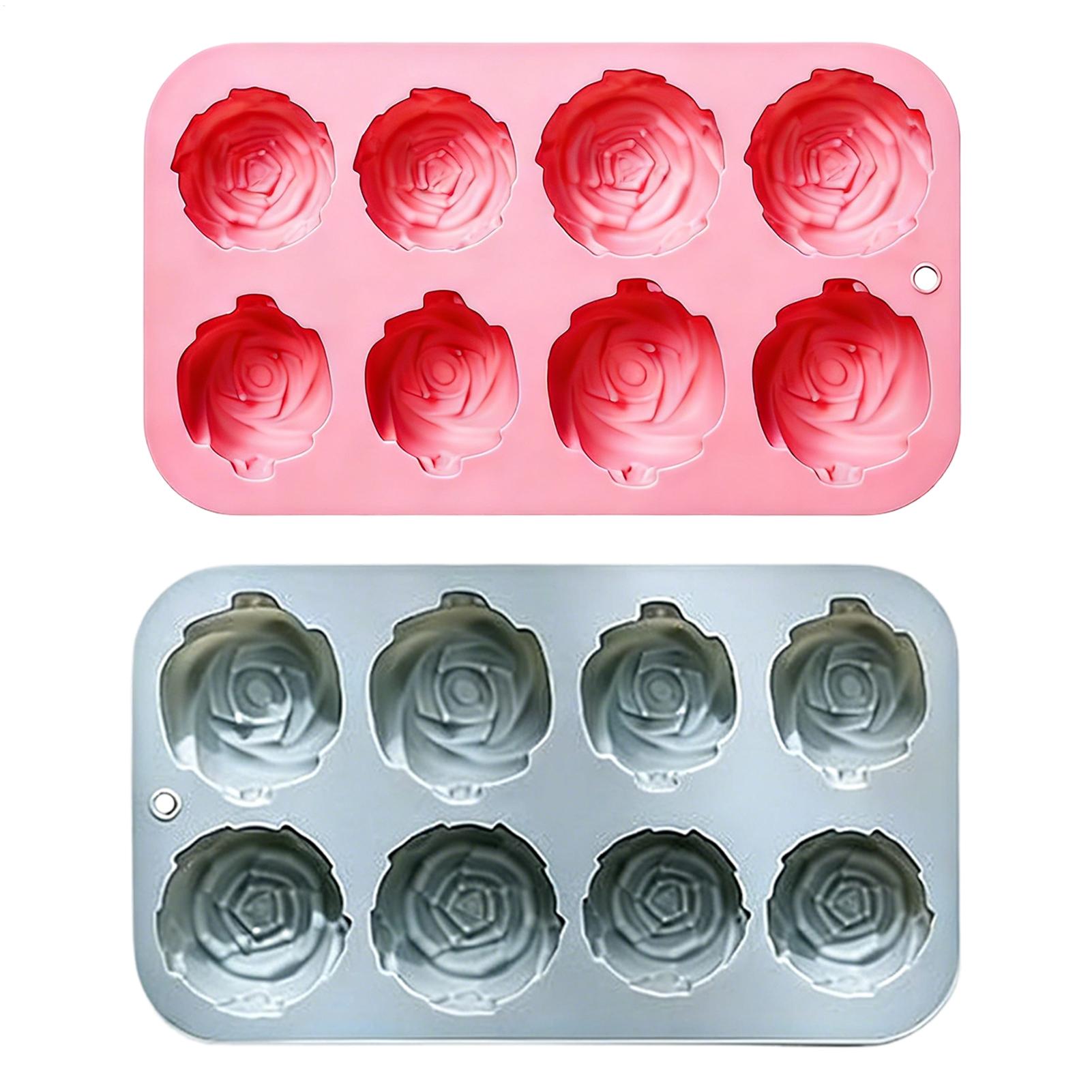 8 Holes Rose Flower Silicone M - Soap Making In Home recension och pris