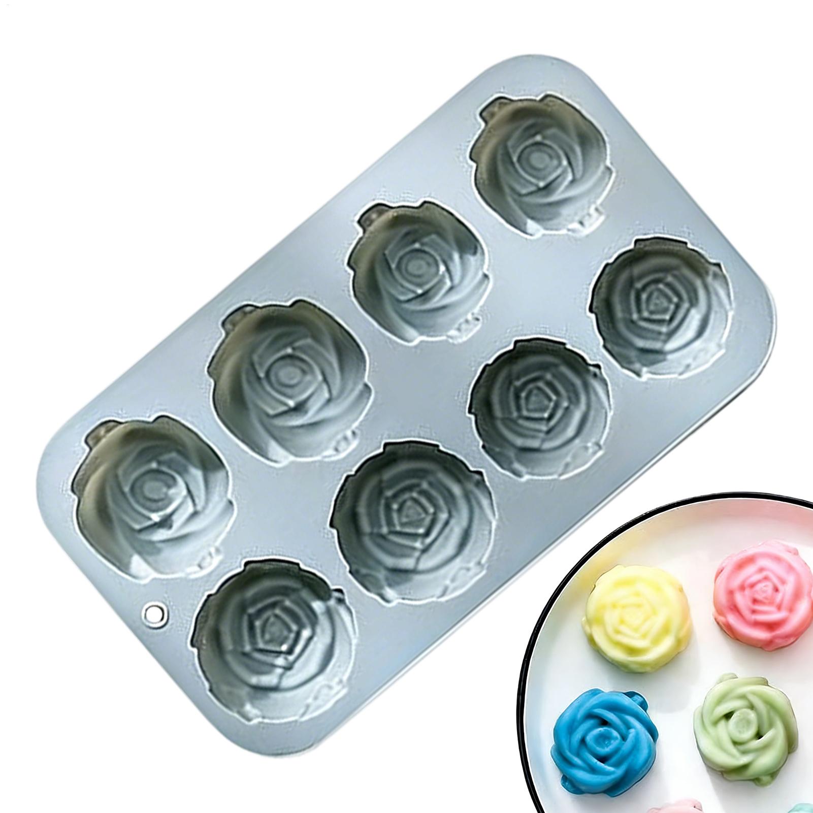 8 Holes Rose Flower Silicone M - Soap Making In Home recension och pris