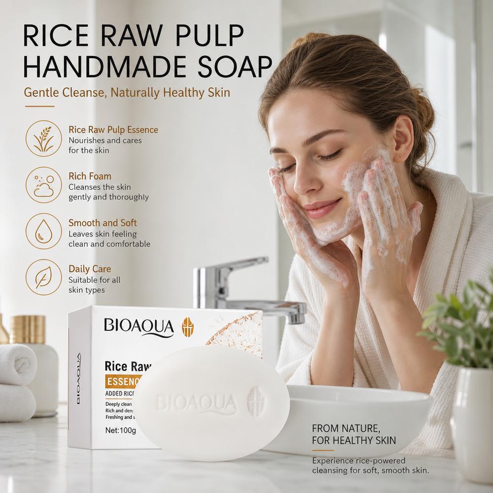 BIOAQUA White Rice Raw Pulp Fa - Soap Making Essential Oils recension och pris