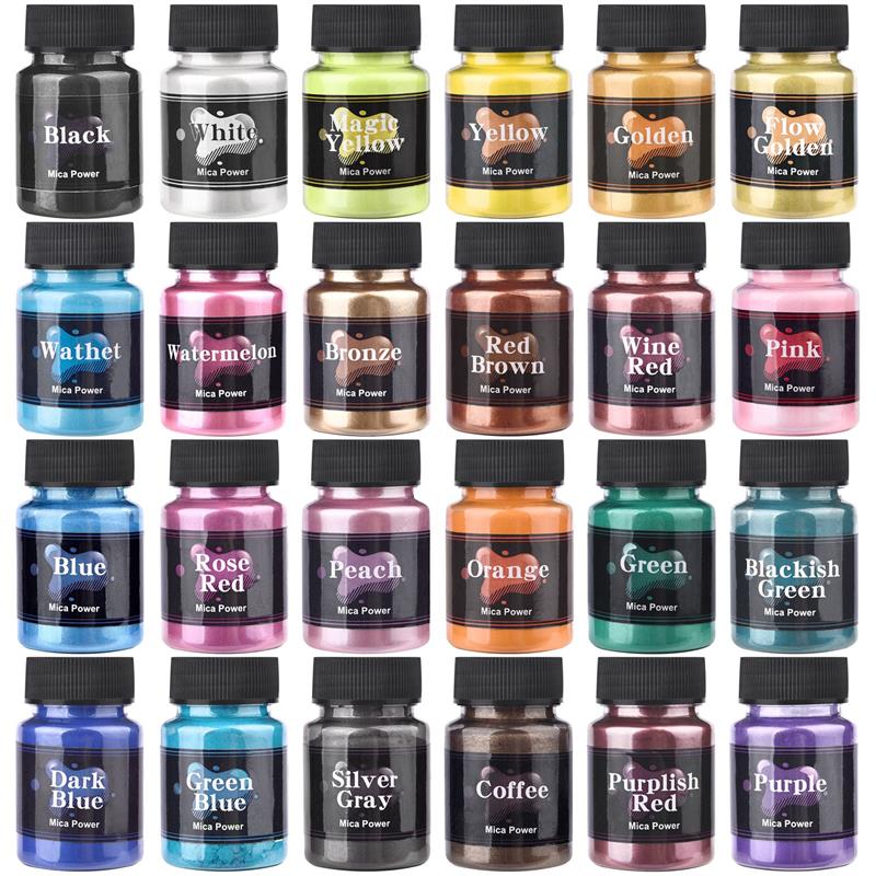 50ml Natural Mica Mineral Hand - Mica Powder Colorant recension och pris