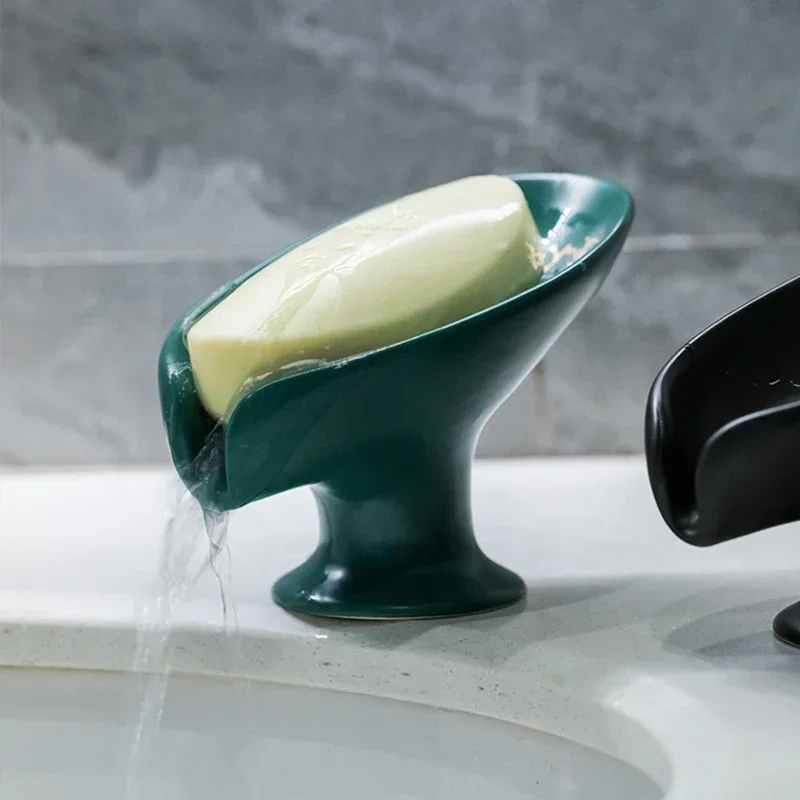 1PCS Ceramic Leaf-shaped Drain - Soap Making Dish recension och pris