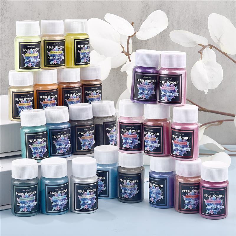 6/24/30Colors Epoxy Resin Dye  - Mica Powder Colorant recension och pris
