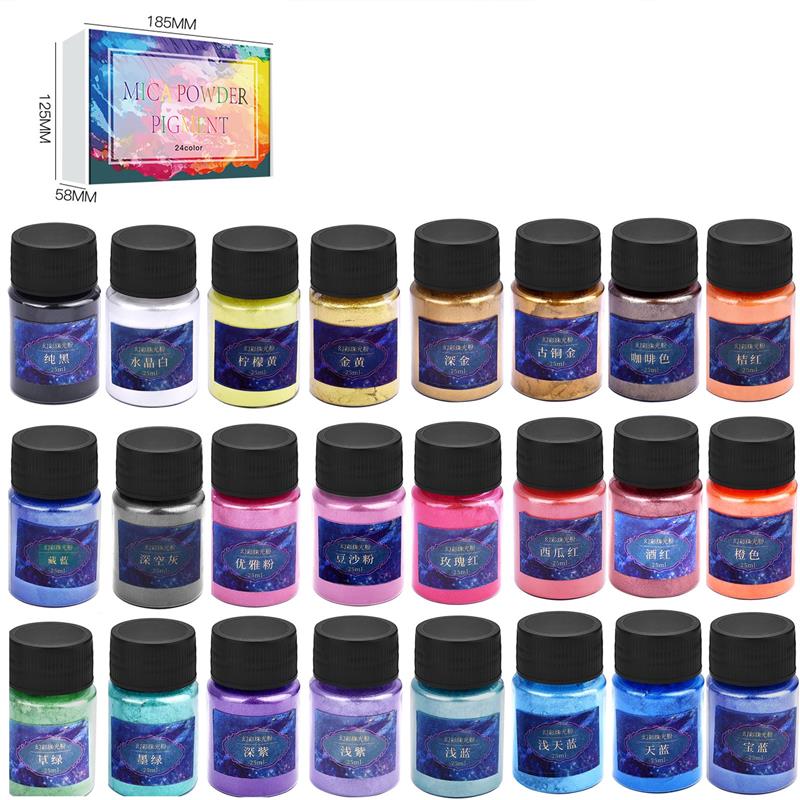 6/24/30Colors Epoxy Resin Dye  - Mica Powder Colorant recension och pris