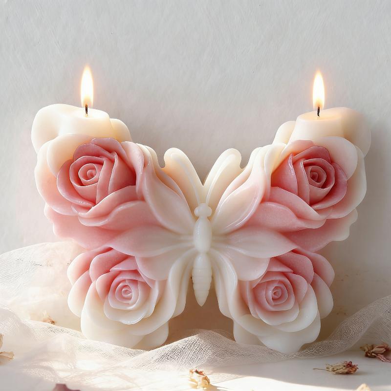 DIY Rose Butterfly Form Silico - Soap Making Accessories recension och pris