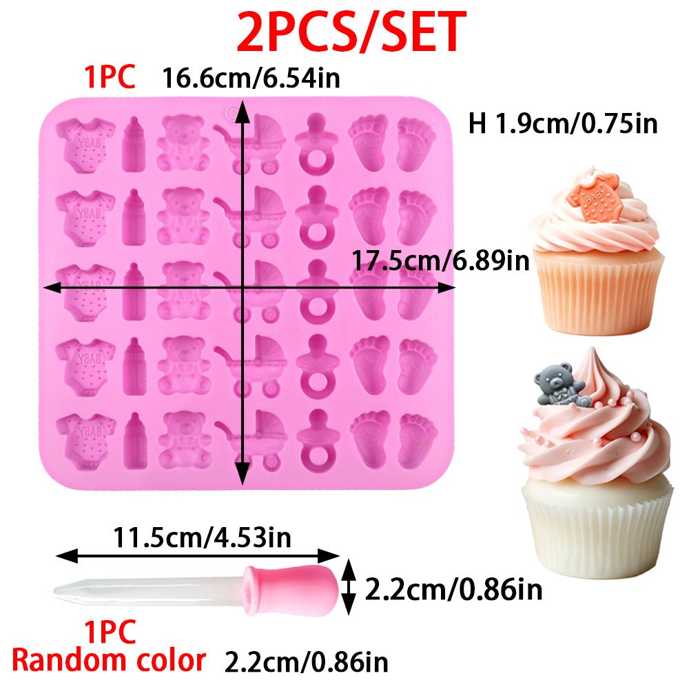 2pcs Silicone Mold Set 35-Cavi - Soap Making Lye recension och pris