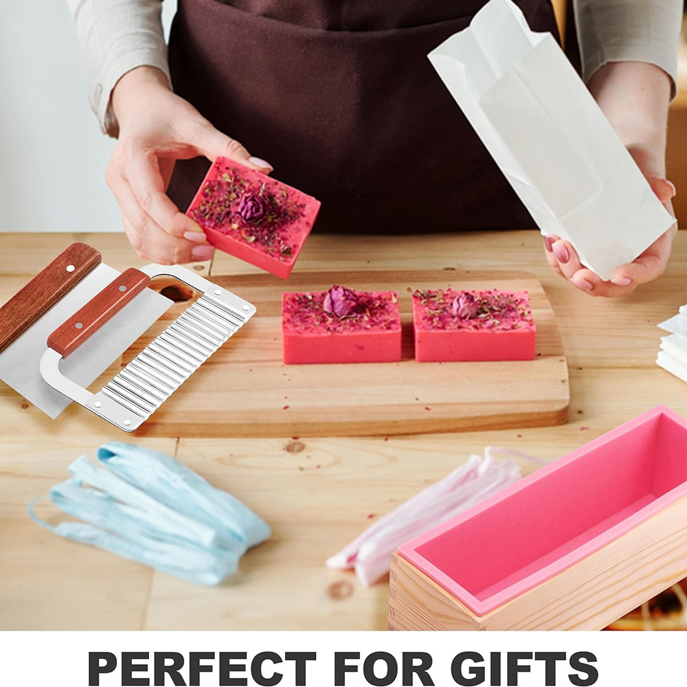 1.2L Silicone Soap Molds Kit 4 - Soap Making Book recension och pris