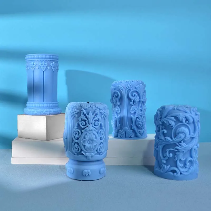 Carved Roman Column Candle Sil - Soap Making Gifts recension och pris