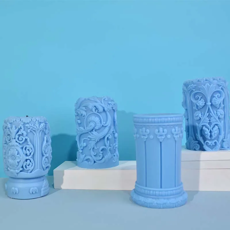Carved Roman Column Candle Sil - Soap Making Gifts recension och pris